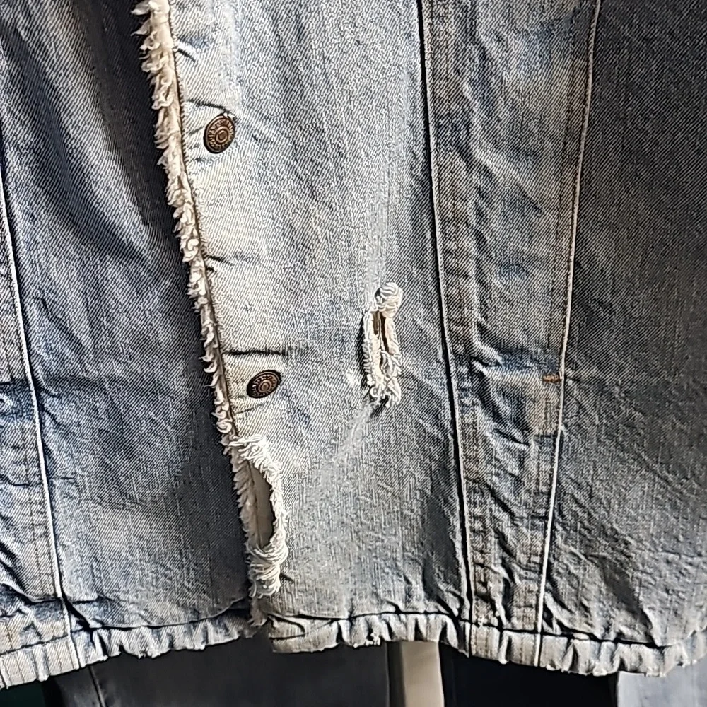 Rare Vintage Levi's Workwear Sherpa Truckers Coat - Picture 5 of 10